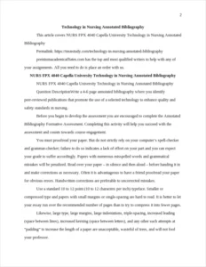 Technology in Nursing Annotated Bibliography – page 2