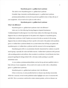 Myasthenia gravis vs. guillain-barré syndrome – page 2