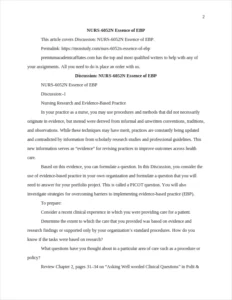 NURS-6052N Essence of EBP – page 2