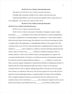 HLTH 252 Test 3 Liberty University Discussion – page 2