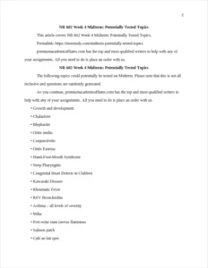 NR 602 Week 4 Midterm: Potentially Tested Topics – page 2