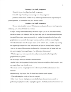 Neurology Case Study Assignment – page 2