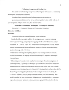 Technology Competency in Nursing Care – page 2