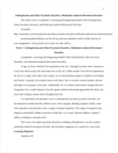 Schizophrenia and Other Psychotic Disorders; Medication-Induced Movement Disorders – page 2