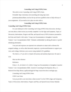 Counseling And Using (STIPS) Notes – page 2