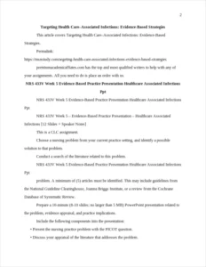 Targeting Health Care–Associated Infections: Evidence-Based Strategies – page 2