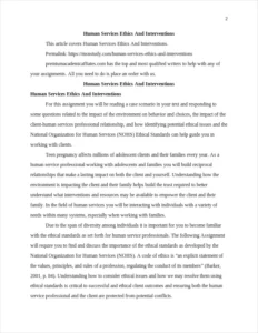 Human Services Ethics And Interventions – page 2