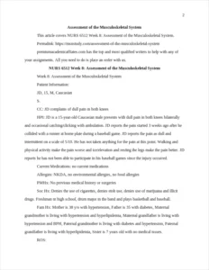 Assessment of the Musculoskeletal System – page 2