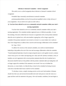 Selection to Outreach Committee – page 2