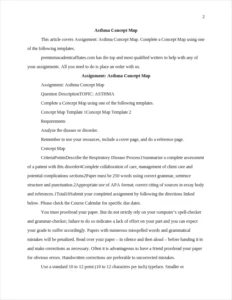 Asthma Concept Map – page 2