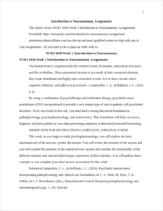 Introduction to Neuroanatomy Assignments – page 2