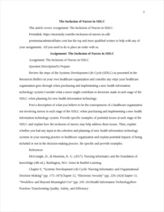 The Inclusion of Nurses in SDLC – page 2