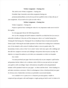 Written Assignment – Chasing Zero – page 2