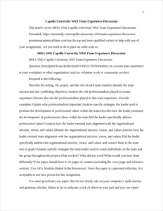 Capella University Wk9 Team Experience Discussion – page 2