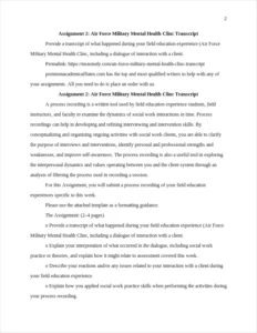 Air Force Military Mental Health Clinc – page 2
