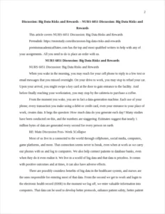 Discussion: Big Data Risks and Rewards – page 2