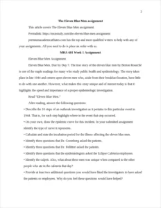 Eleven Blue Men assignment – page 2