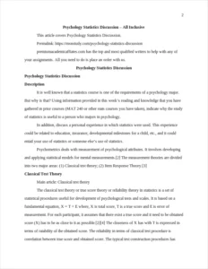 Psychology Statistics Discussion – page 2