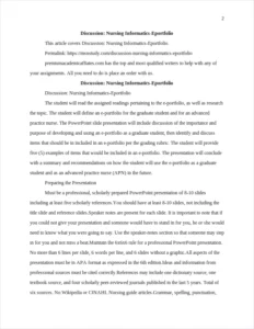 Discussion: Nursing Informatics-Eportfolio – page 2