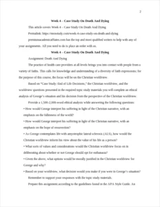 Week 4 – Case Study On Death And Dying – page 2