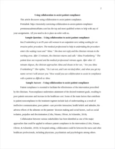 Using collaboration to assist patient compliance – page 2