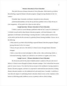 Distance education in Nurse Education – page 2