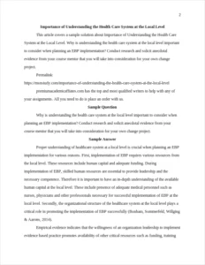 Importance of Understanding the Health Care System at the Local Level – page 2