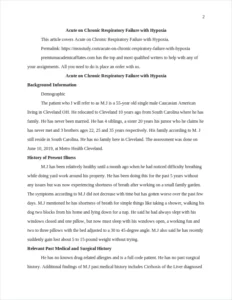 Acute on Chronic Respiratory Failure with Hypoxia – page 2