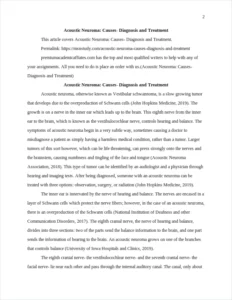 Acoustic Neuroma: Causes- Diagnosis and Treatment – page 2