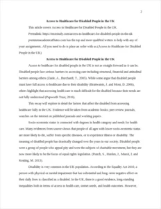 Access to Healthcare for Disabled People in the UK – page 2