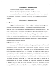 Comparison of Healthcare Systems – page 2