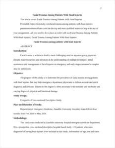 Facial Trauma Among Patients With Head Injuries – page 2