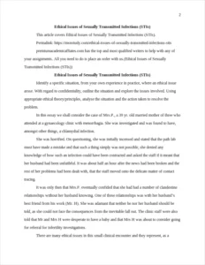 Ethical Issues of Sexually Transmitted Infections – page 2