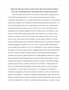 WHICH OF THE FOLLOWING LISTED ARE CORE FUNCTIONS OF PUBLIC HEALTH – page 2