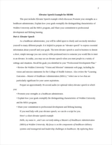 Elevator Speech – page 2