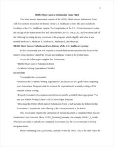 HE002 Short Answer Submission Form – page 2