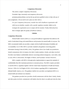Competency Discussion – page 2