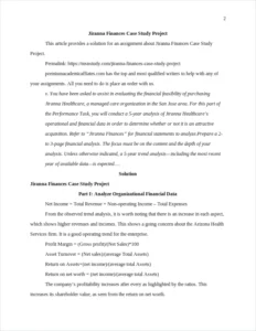 Jiranna Finances Case Study Project – page 2