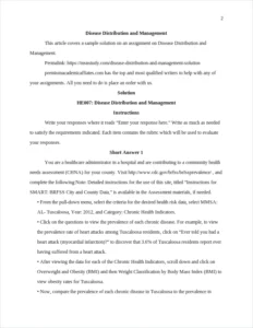 Disease Distribution and Management – page 2