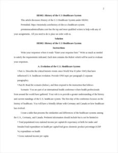 History of the U.S Healthcare System – page 2