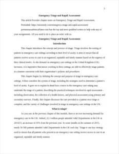 Emergency Triage and Rapid Assessment – page 2