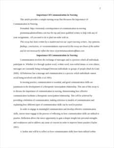 Importance Of Communication in Nursing – page 2