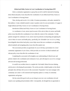 Ethical and Policy Factors in Care Coordination in Nursing Home – page 2