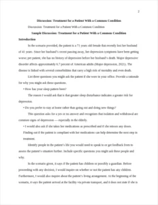 Discussion: Treatment for a Patient With a Common Condition – page 2