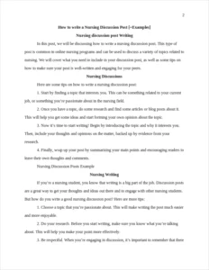 nursing discussion post – page 2
