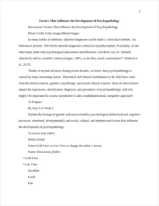 factors that influence the development of psychopathology – page 2