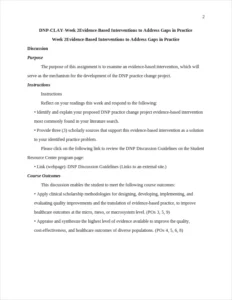dnp-clay-week 2evidence-based interventions to address gaps in practice – page 2