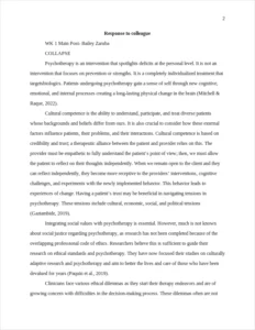 response to colleague – page 2