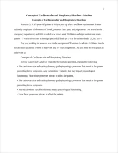 Concepts of Cardiovascular and Respiratory Disorders – page 2