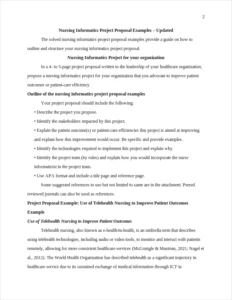 nursing informatics project proposal examples – page 2